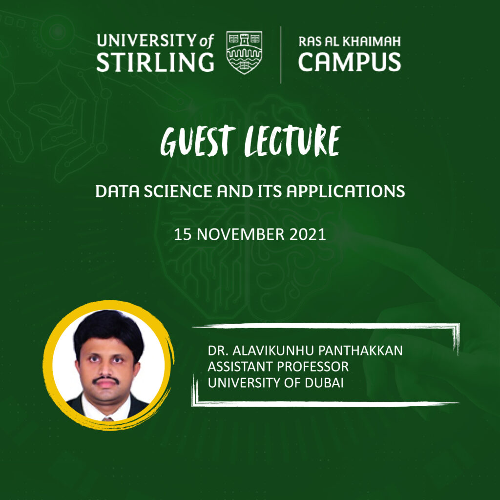 Guest Lecture on Data Science and Its Applications
